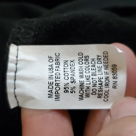 DREW Black Drawstring Cold Shoulder Sweatshirt Size S - Picture 6 of 6